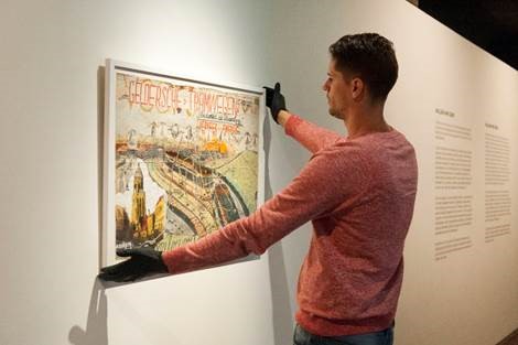‘De Geldersche Tramwegen’, Willem van Genk te zien in het Dolhuys. (foto aangeleverd)