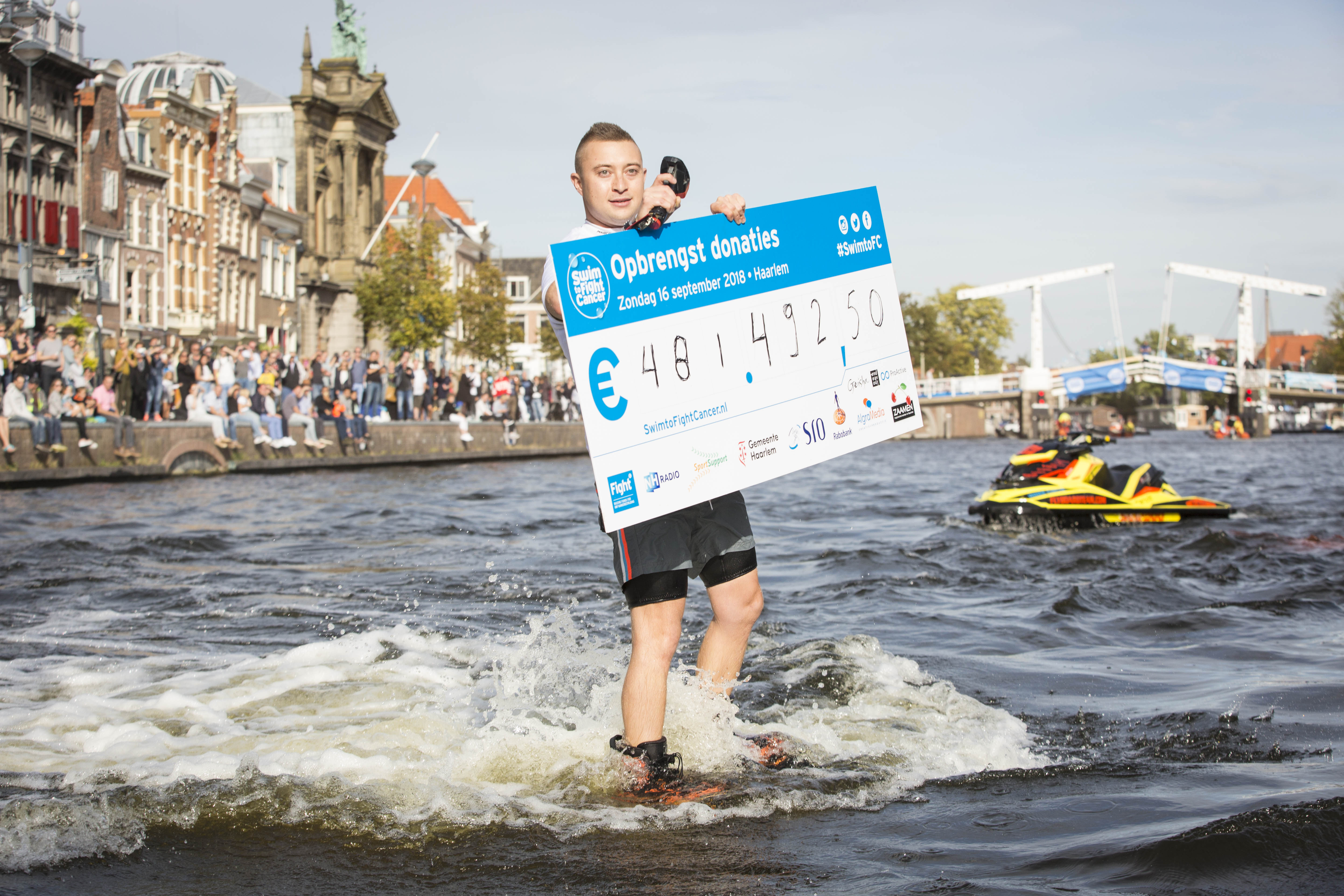 Een fantastisch bedrag aldus de organisatie. (Foto: Renata jansen)
