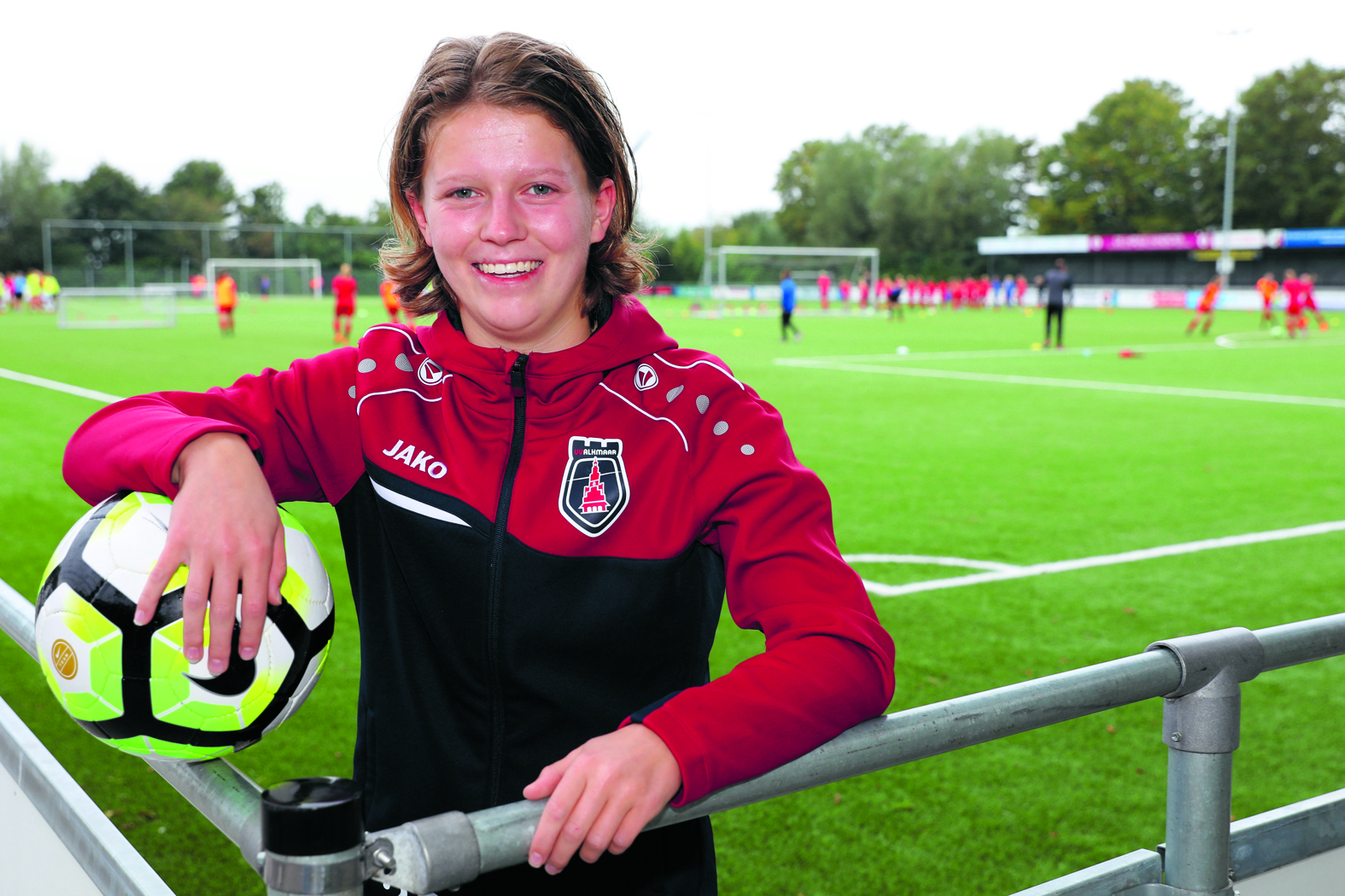 Sanne Koopman voelt zich thuis bij VV Alkmaar. (Foto's: Vincent de Vries/RM).