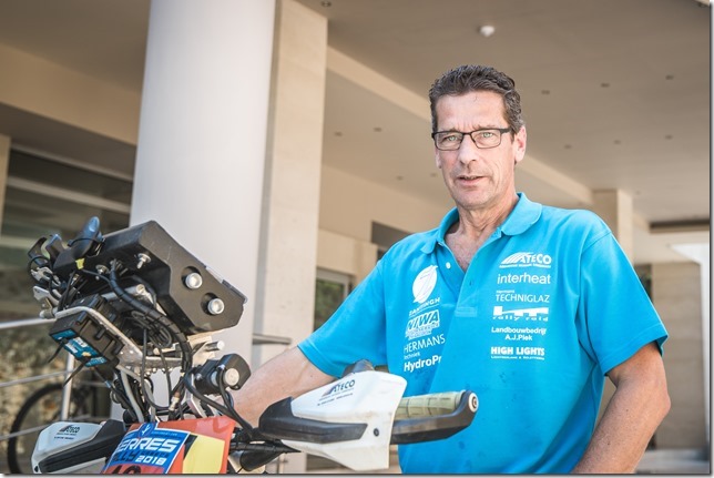 Eind augustus deed Marcel mee aan de Griekse Serres-rally, als voorbereiding op de zware Dakar-rally in 2019. (Foto: aangeleverd)