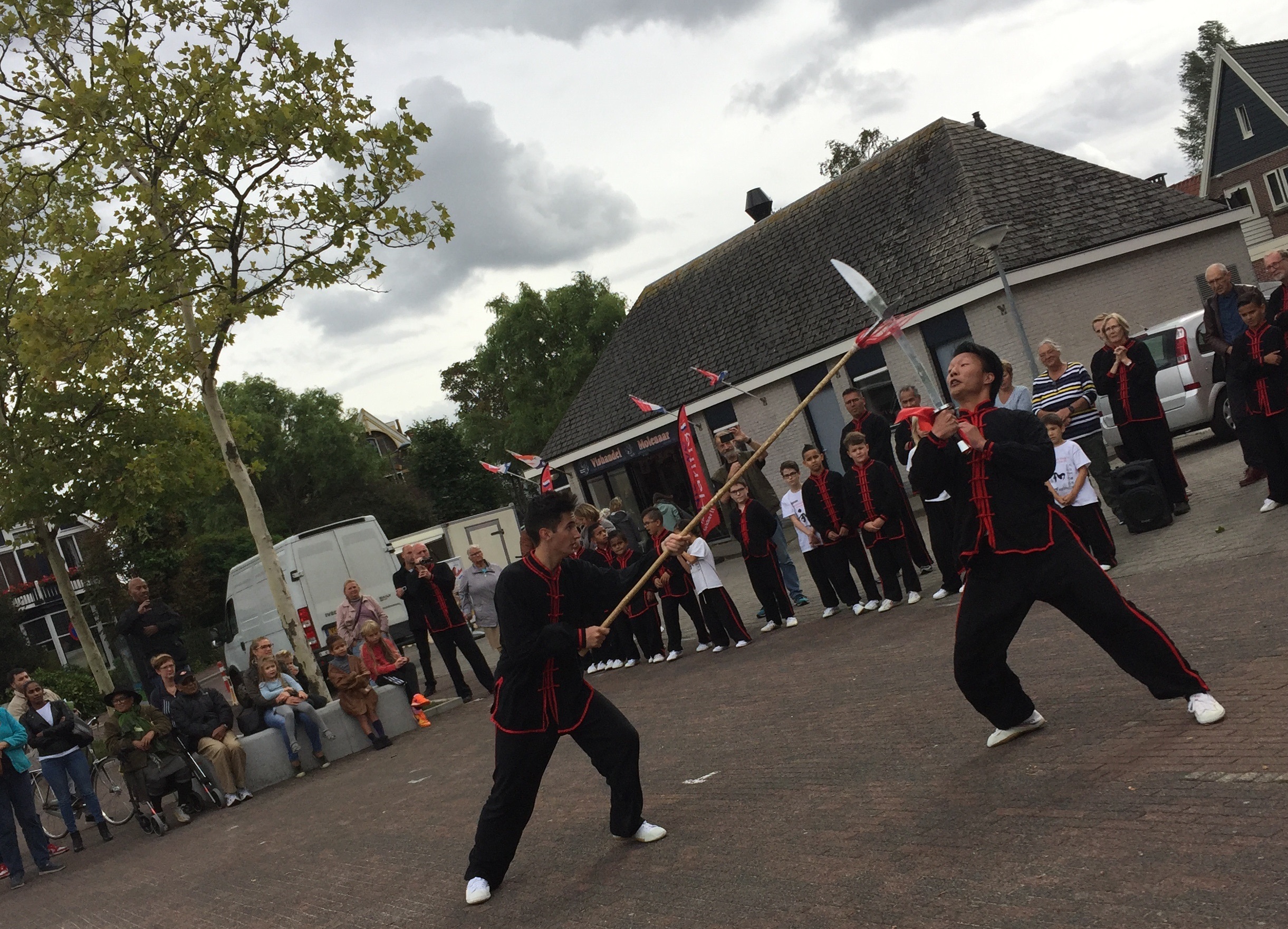 Kung fu-school Xin Yi gaf een demonstratie. (Foto: Kung fu-school Xin Yi)