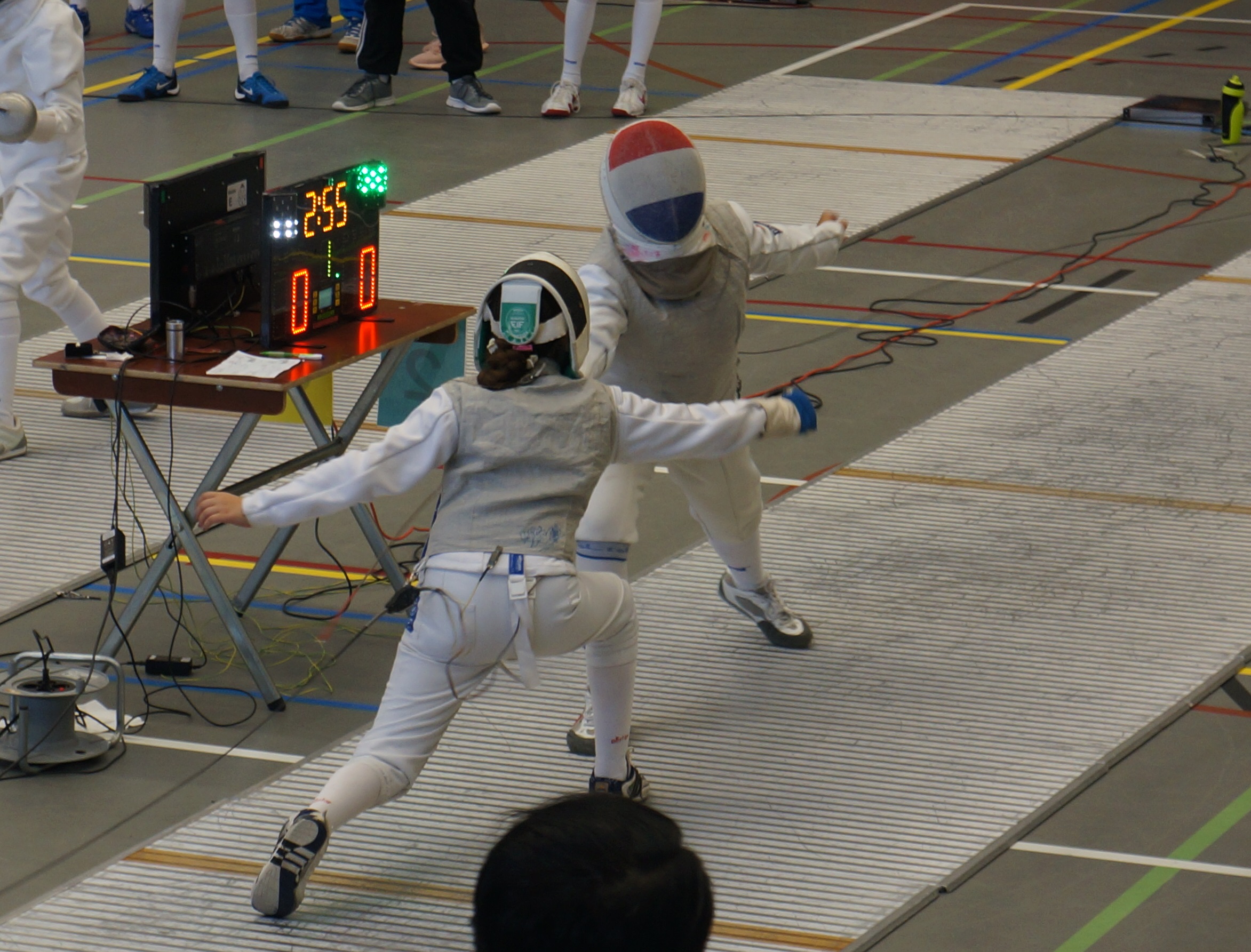 Taltiha Sluman in actie. (Foto: aangeleverd)