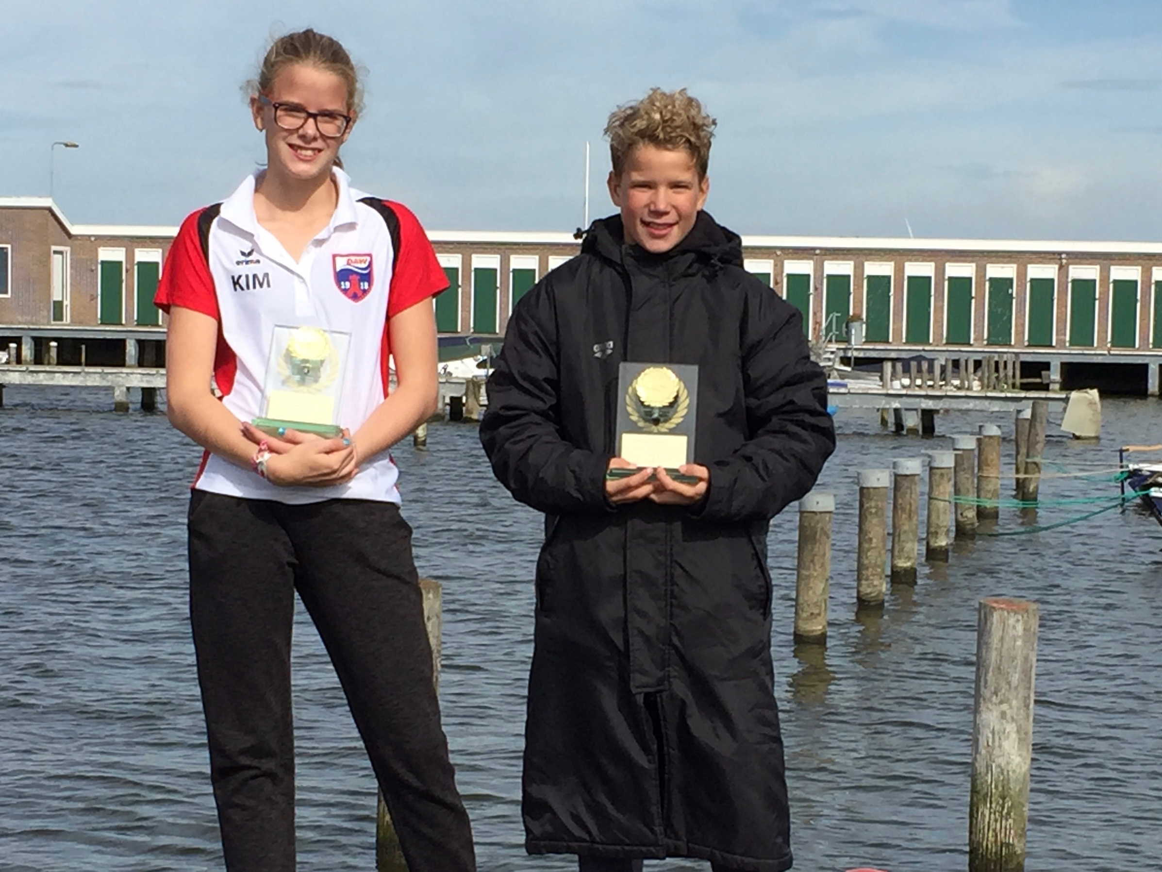 Kim Oudendijk en Feico de Jonge. (Foto: Aangeleverd)