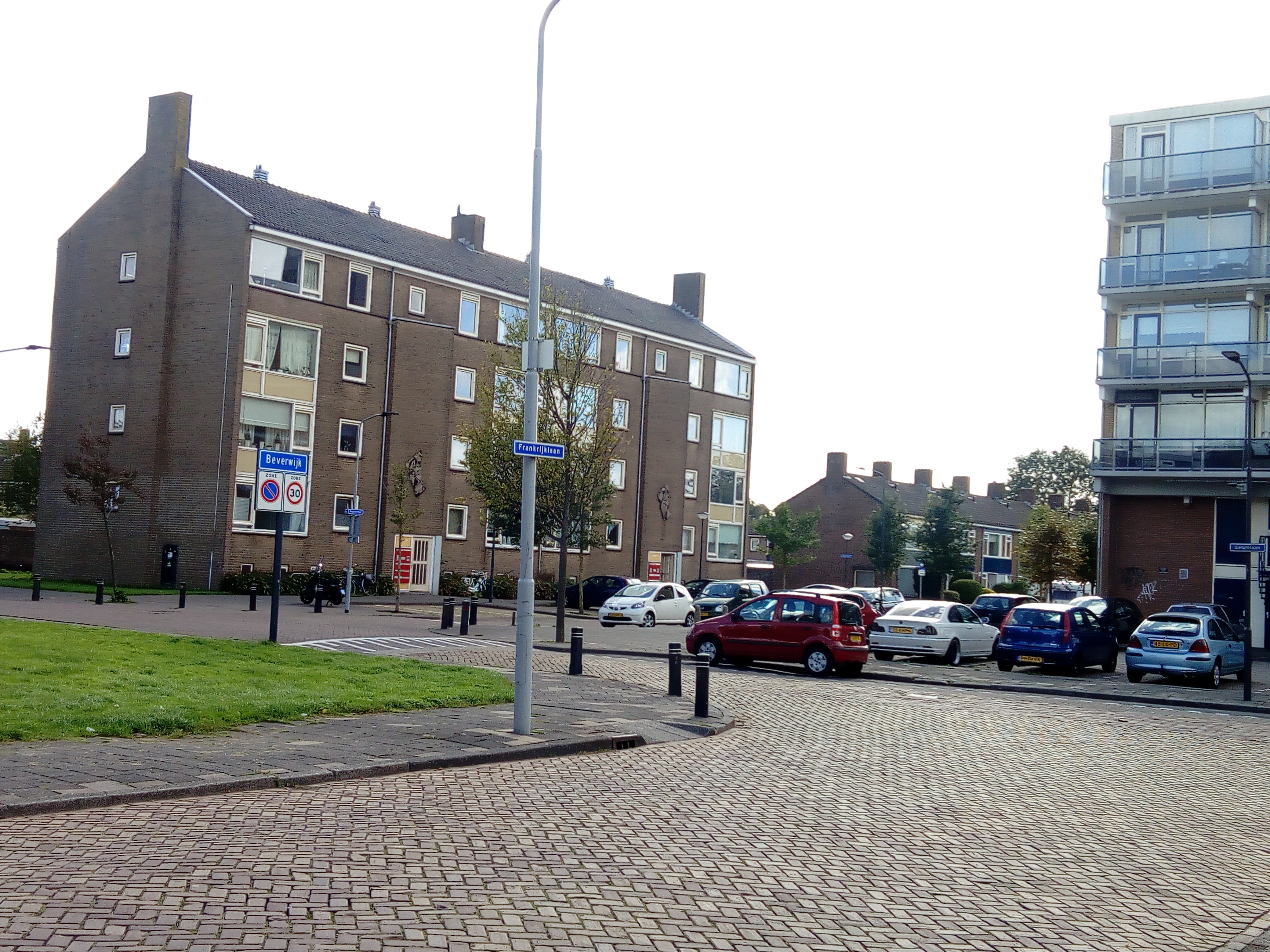 De wijk Oosterwijk op de grens tussen Heemskerk en Beverwijk. (Foto: Bos Media Services)
