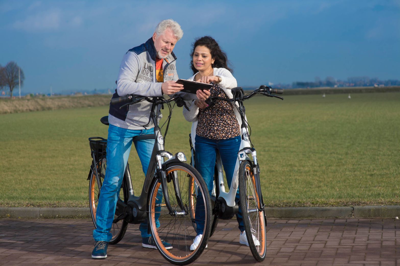 Trainen met de e-bike. (Foto: aangeleverd)