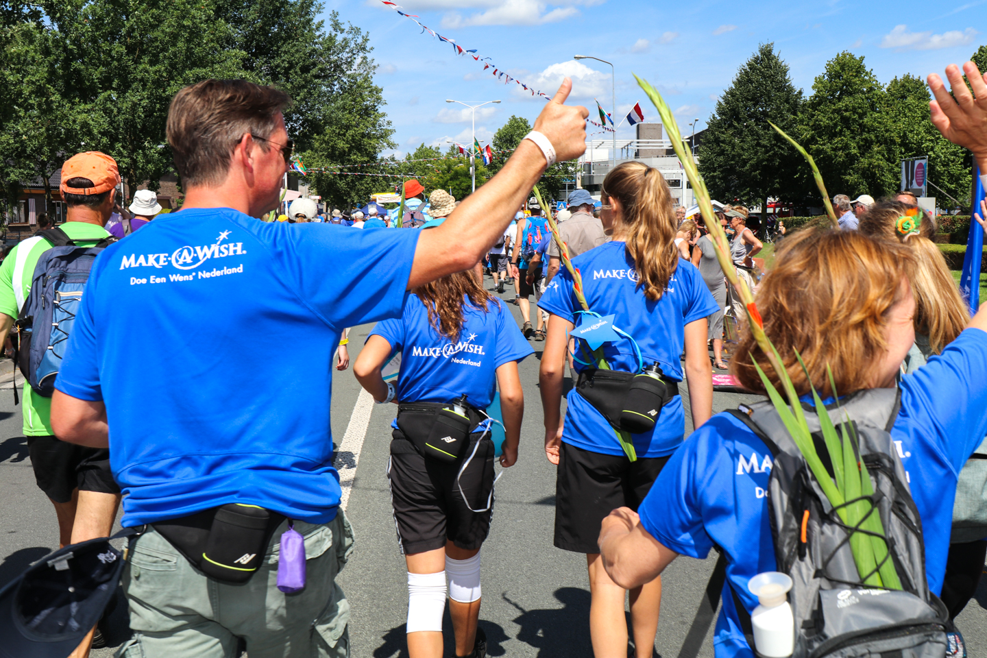 Wandelaars van Make-A-Wish. (Foto: aangeleverd)