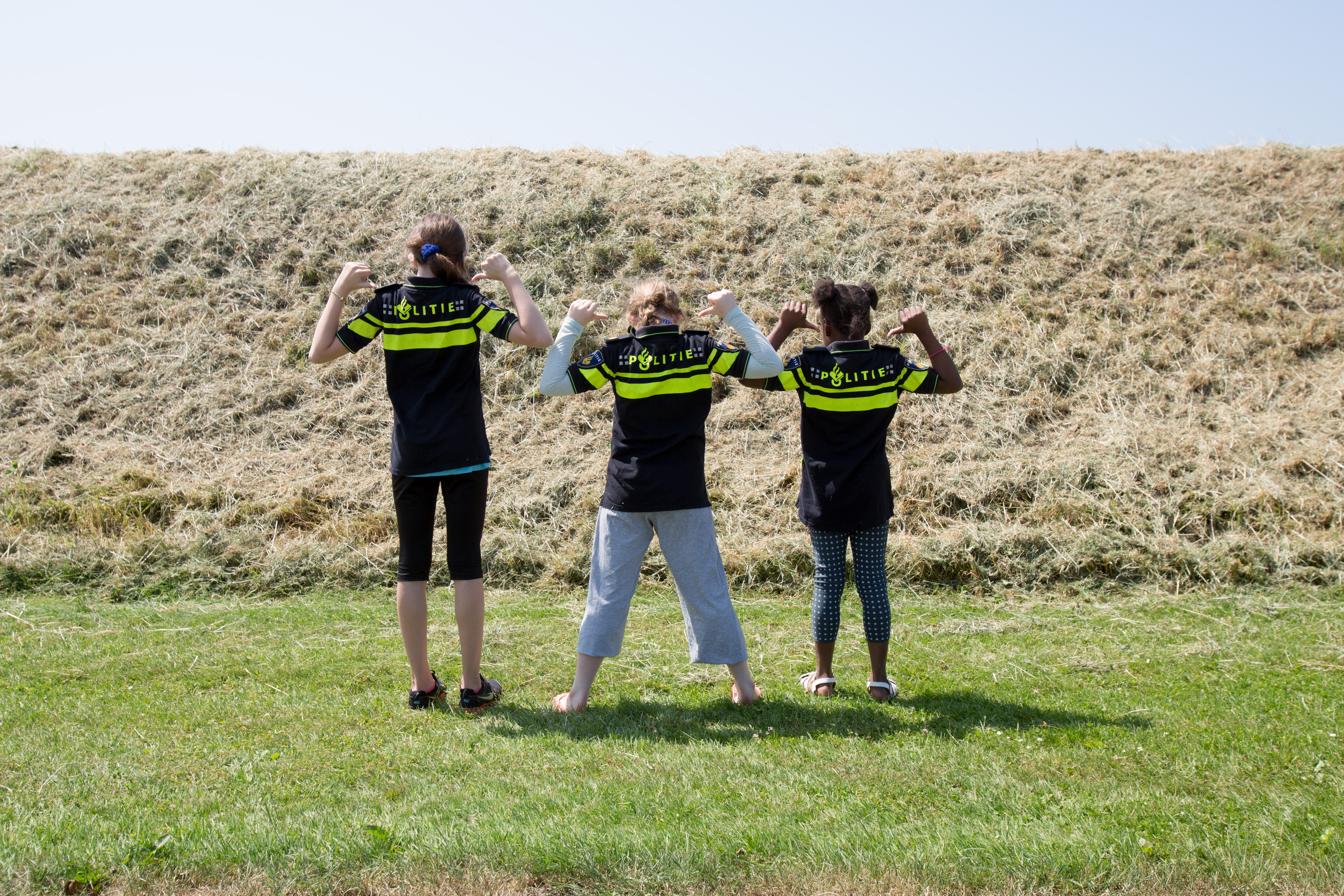 Dream4Kids in actie voor Simone bij de politieacademie. (Foto: Dreams4Kids)
