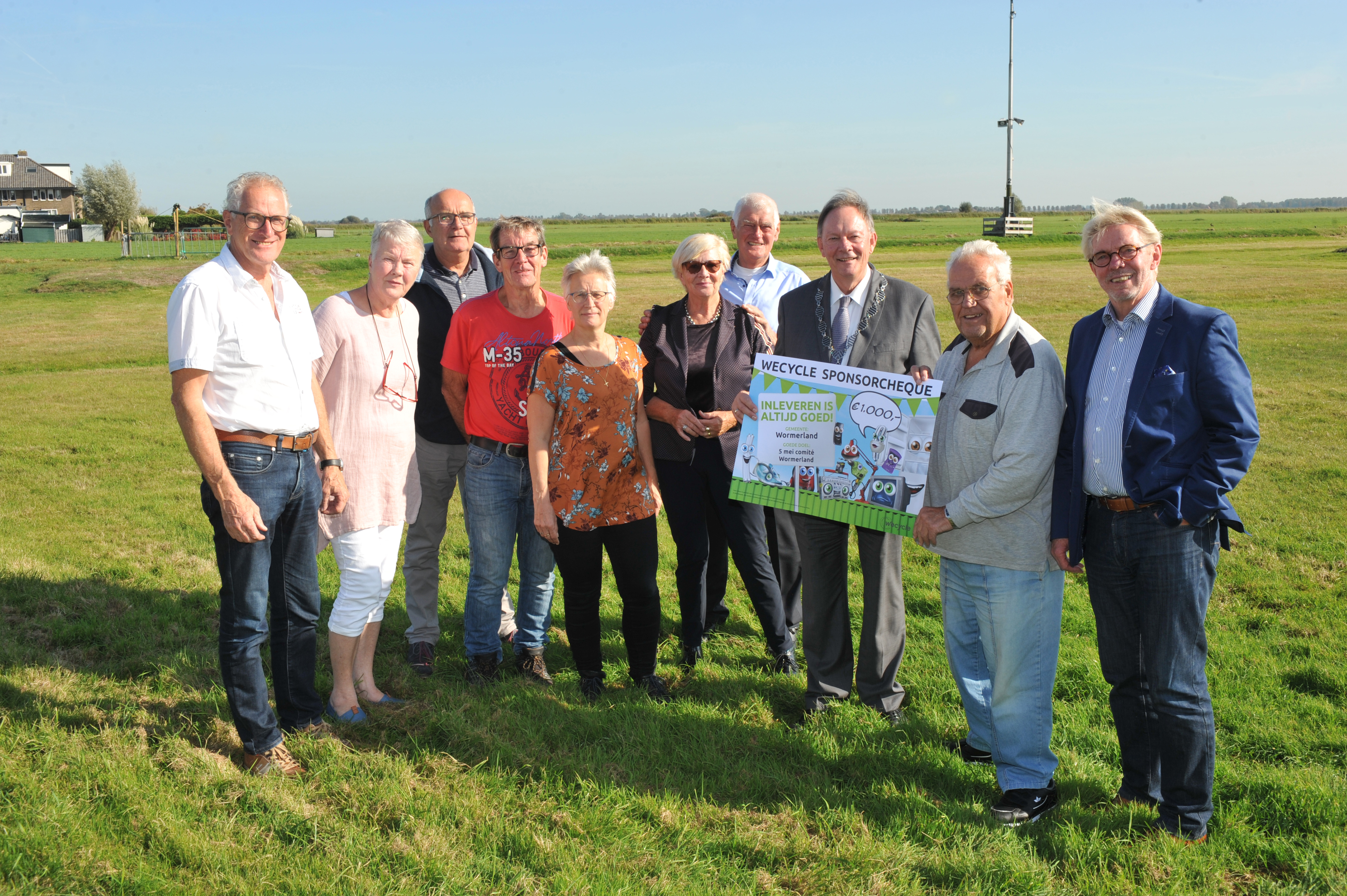 Het 5 mei comité organiseert onder andere de jaarlijkse Bannetocht, een 26 kilometer lange fiets- en wandeltocht door de vijf kernen van de gemeente Wormerland. (Foto: Gemeente Wormerland)