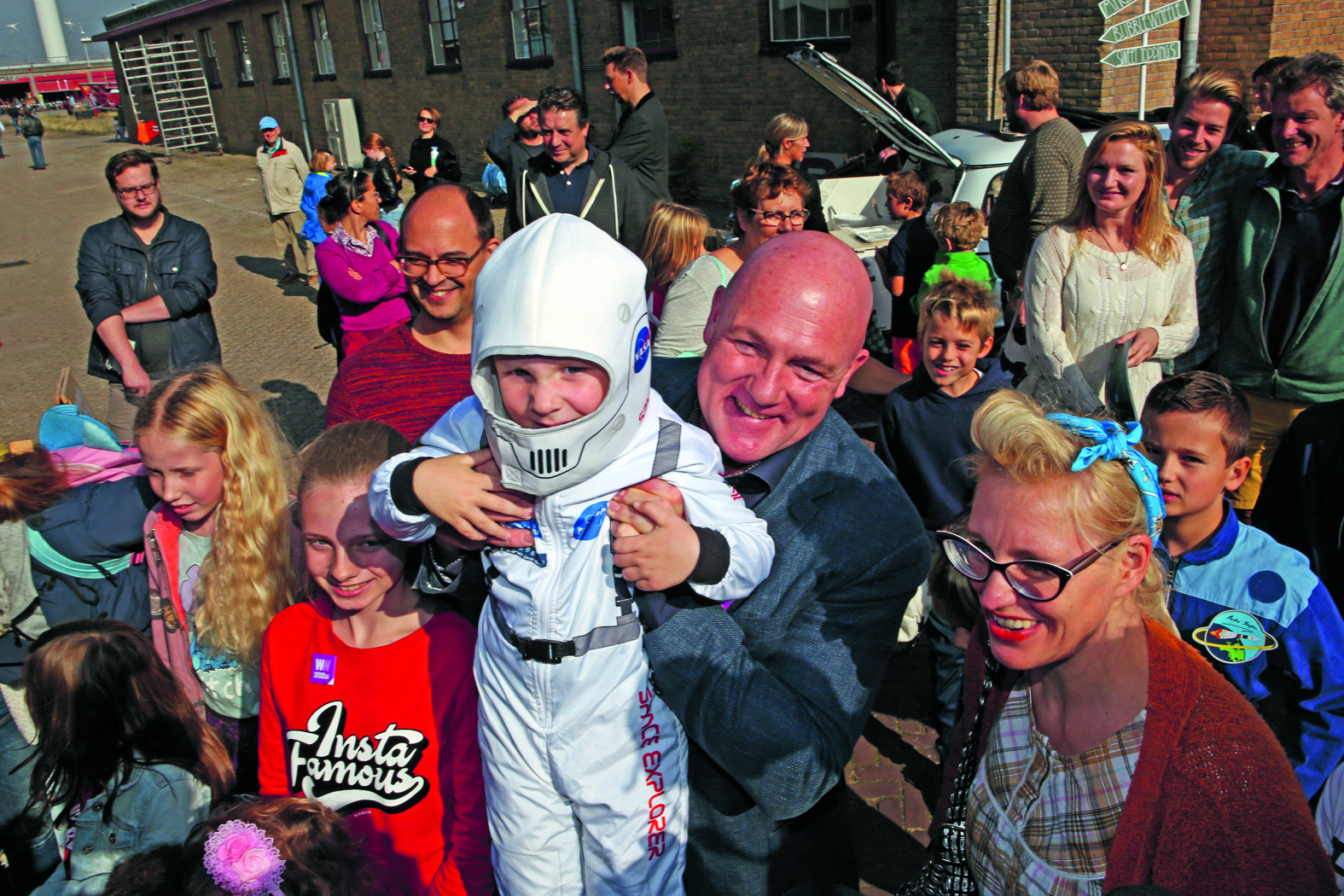 De populariteit van astronaut André Kuipers draagt bij meer belangstelling van jongeren voor techniek (foto: Rowin van Diest).