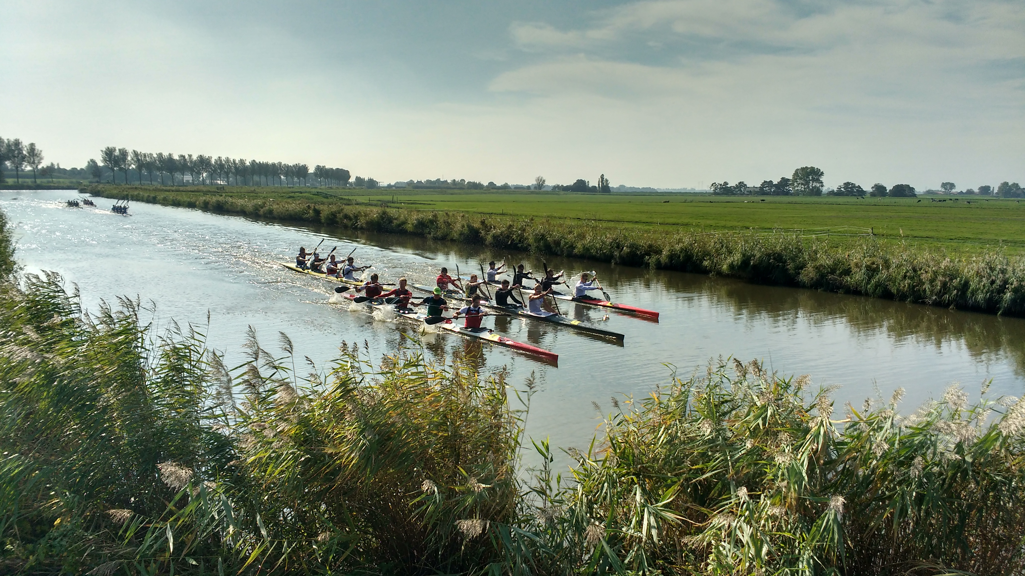 De K4 marathon door de Eilandspolder. (Foto: aangeleverd)