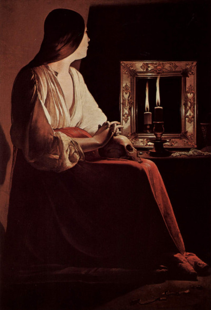 Georges de la Tour, Boete doende Maria Magdalena, 1625-1650. (Foto: aangeleverd)