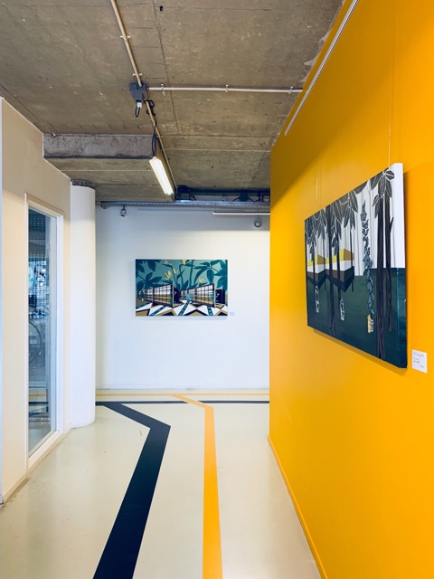 In totaal twintig werken van Bonnie Severien hangen in De TelefoonCentrale. (Foto: aangeleverd)