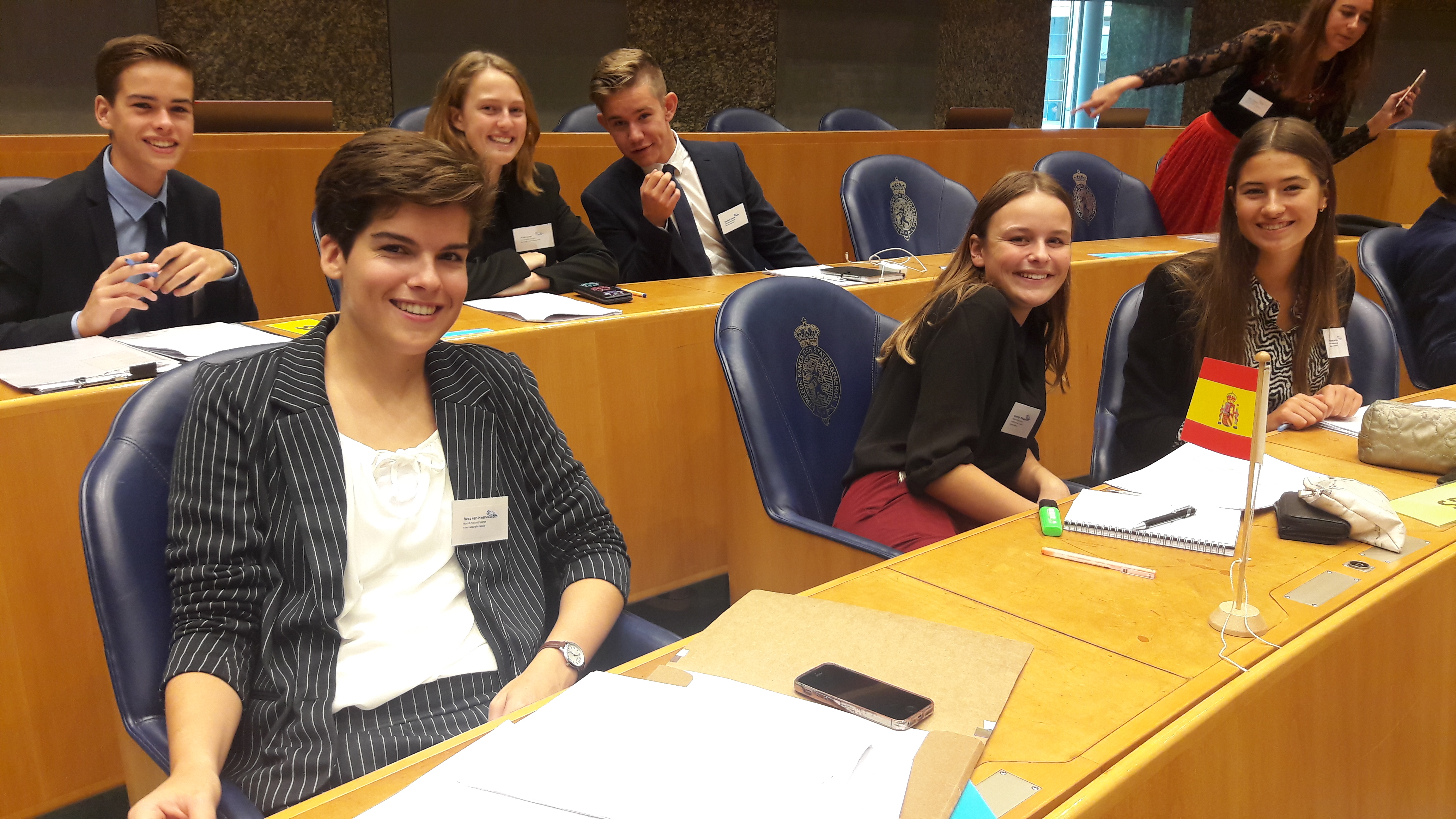 Vera van Heerwaarden (voorgrond, links) in de Tweede Kamer tijdens het einddebat van het MEP-project. (Foto: Isabelle Sprengers)