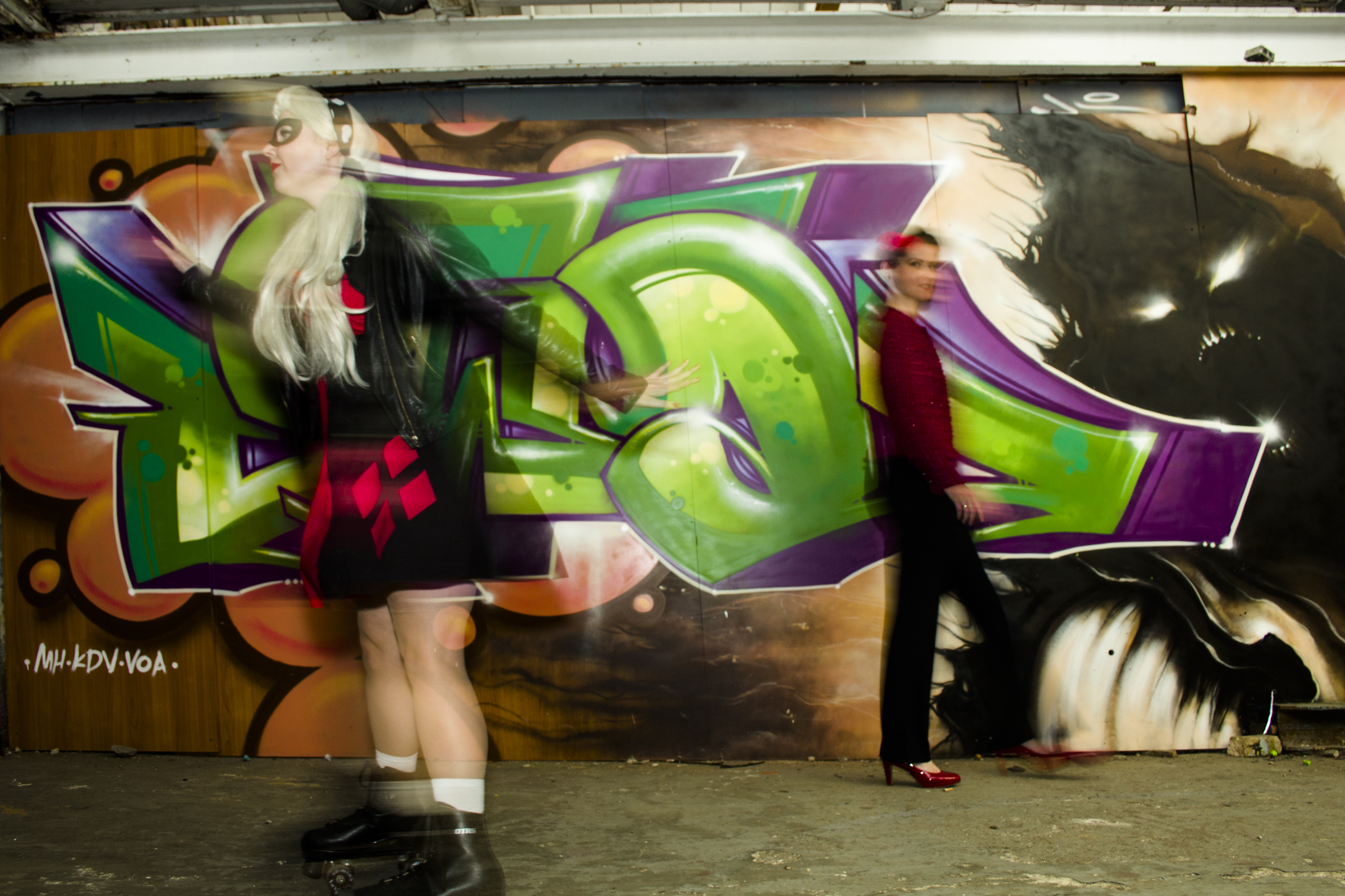 Marion Verwindt maakte deze foto in een loods vol graffiti. (Foto: Marion Verwindt)