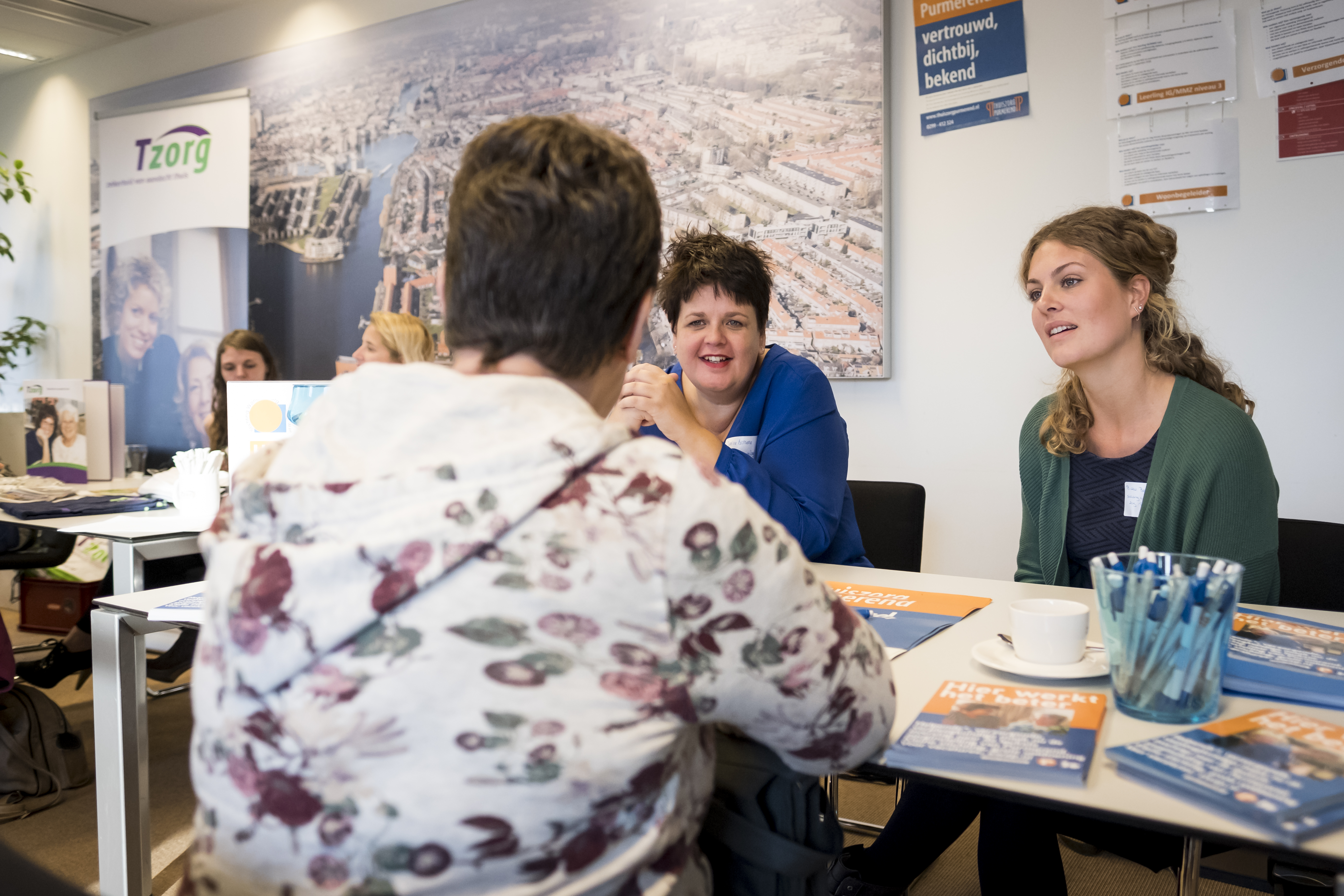 Door het gevarieerde programma konden bezoekers zich in korte tijd breed oriënteren op de zorg. (Foto: Werkom)