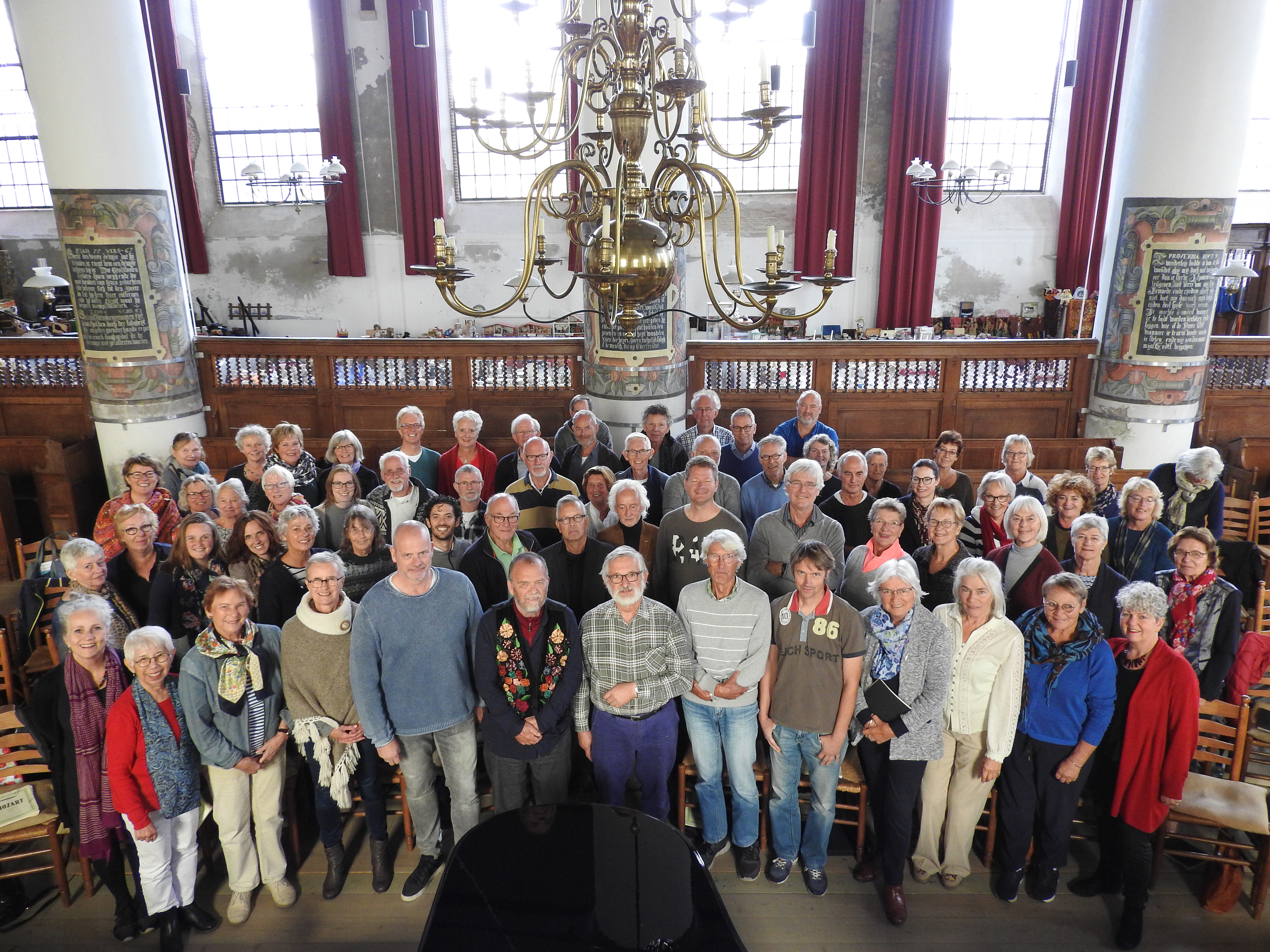 Het projectkoor Mozart's Requiem bestaat uit zo'n zeventig koorleden uit heel West-Friesland. (Foto: aangeleverd)