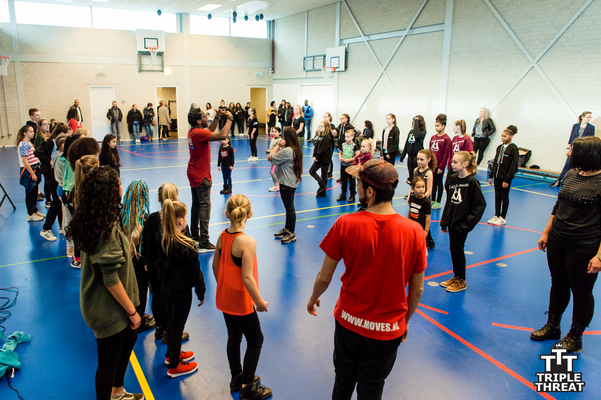 Triple ThreaT koppelt dans en basketball aan cultuur. (foto aangeleverd0