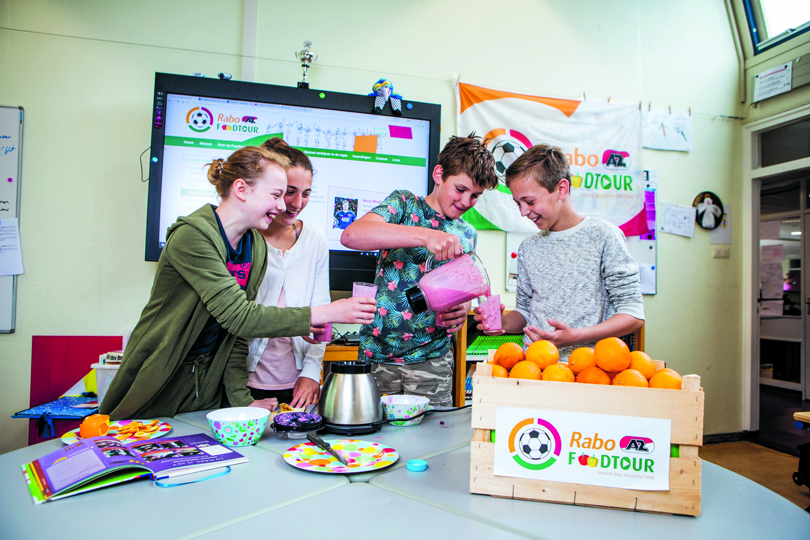 Op ontdekkingstocht met de Rabo AZ Foodtour. (Foto: aangeleverd).