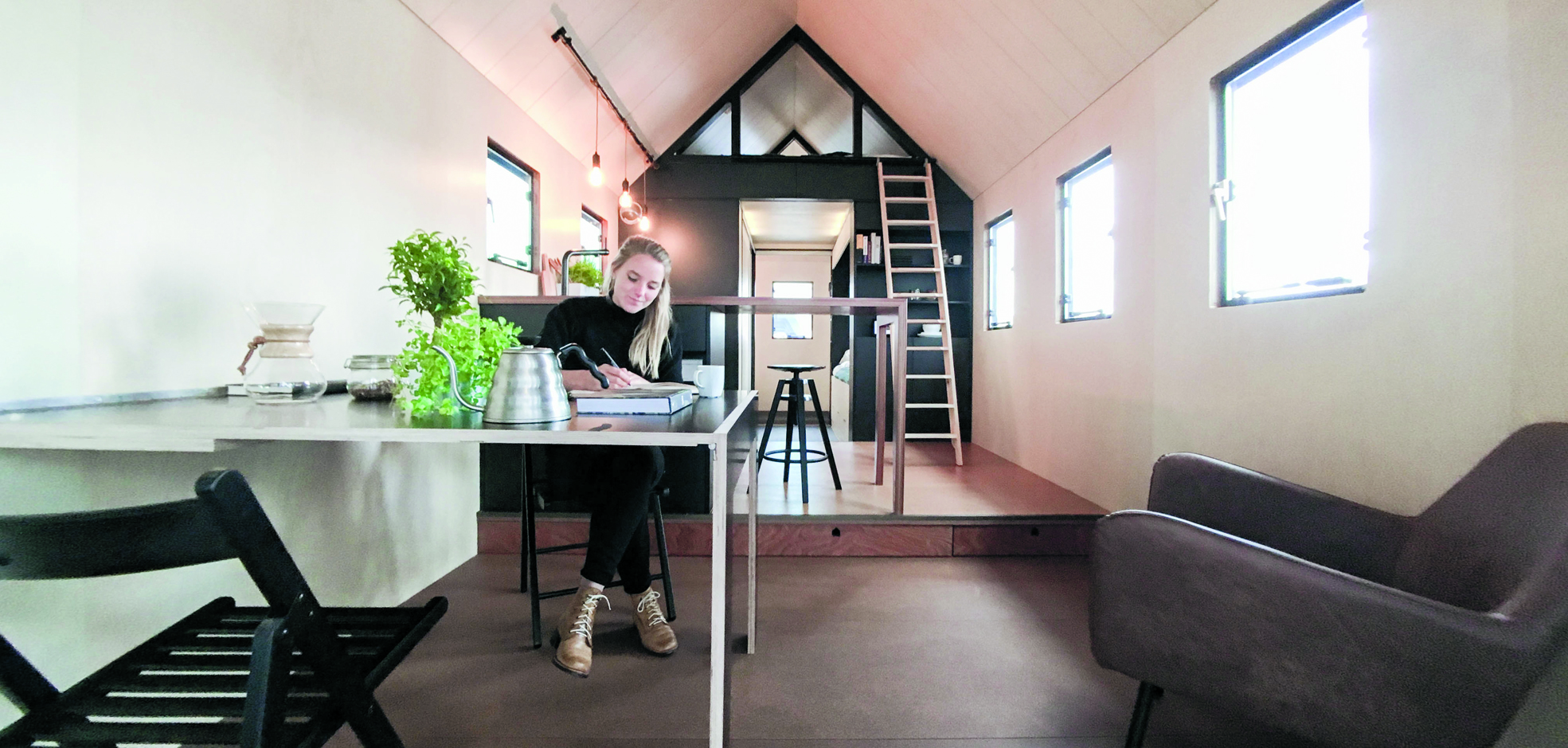 Wordt Enkhuizen straks een aantal Tiny Houses rijker? Deze impressies zijn slechts een illustratie. (Foto's aangeleverd)