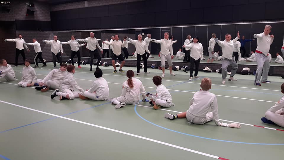 Het jaarlijkse ouder-kind-schermen in de Meent. (Foto: aangeleverd)