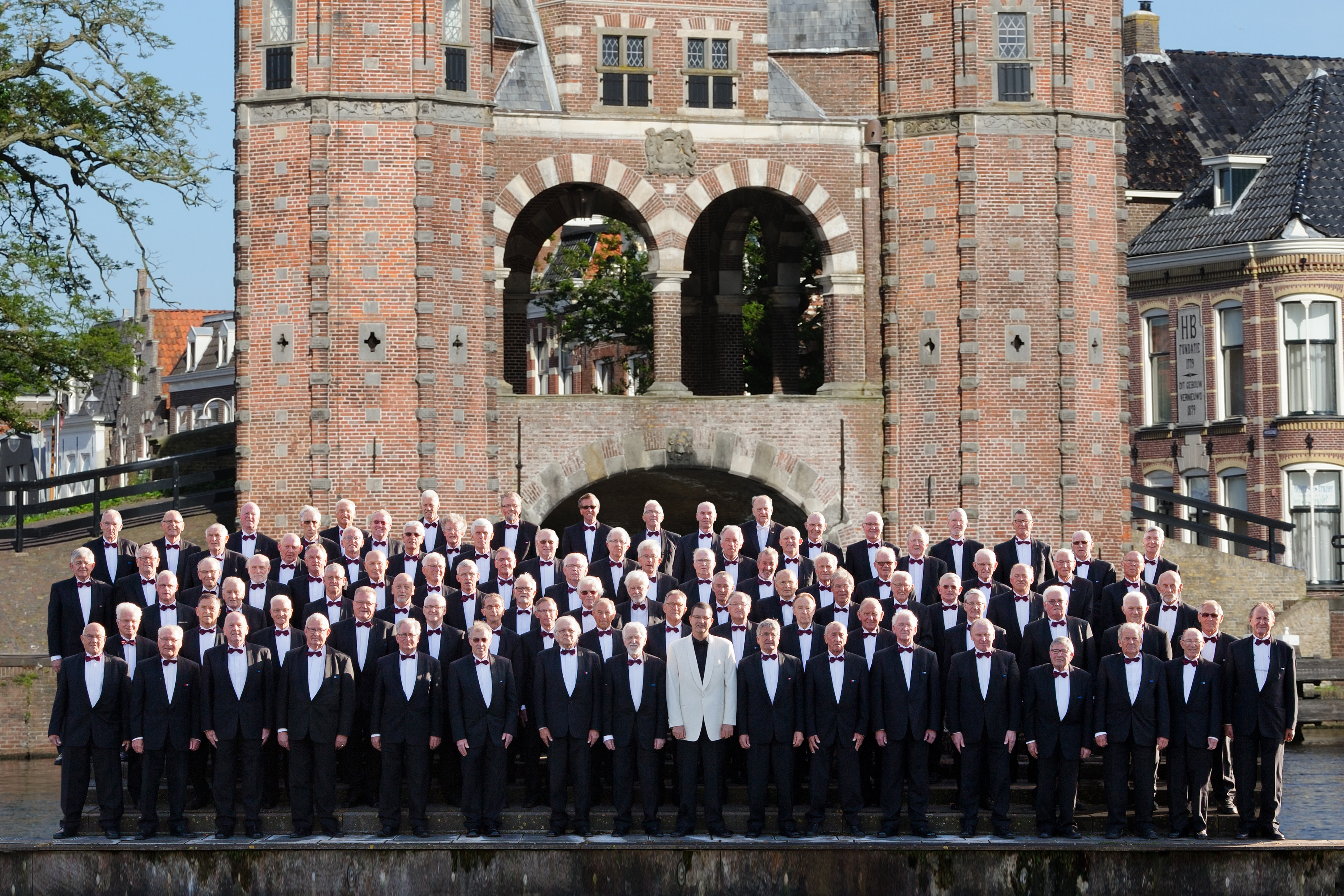 Interkerkelijk mannenkoor Edoza uit Sneek. (Foto: Johan Blokker)