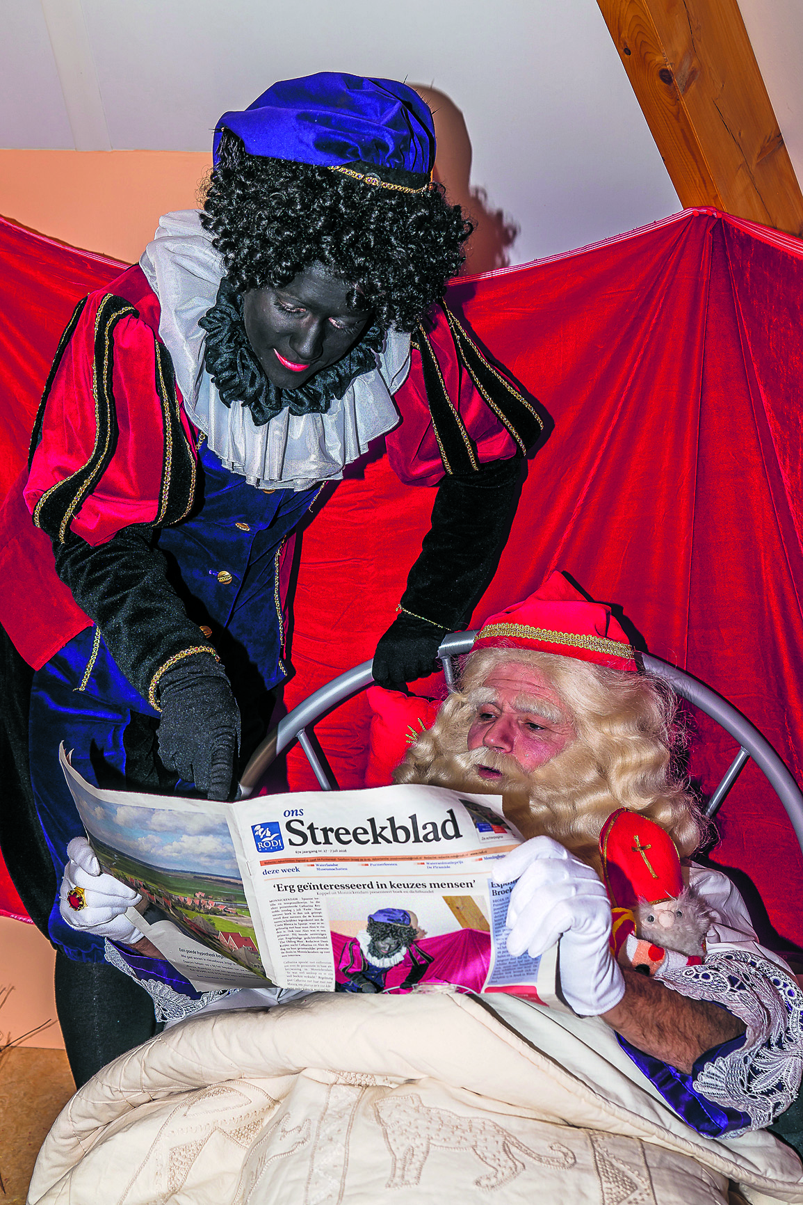 Sint zet weer voet aan wal in onze regio. (Foto: Ria Houweling-Bouwman)
