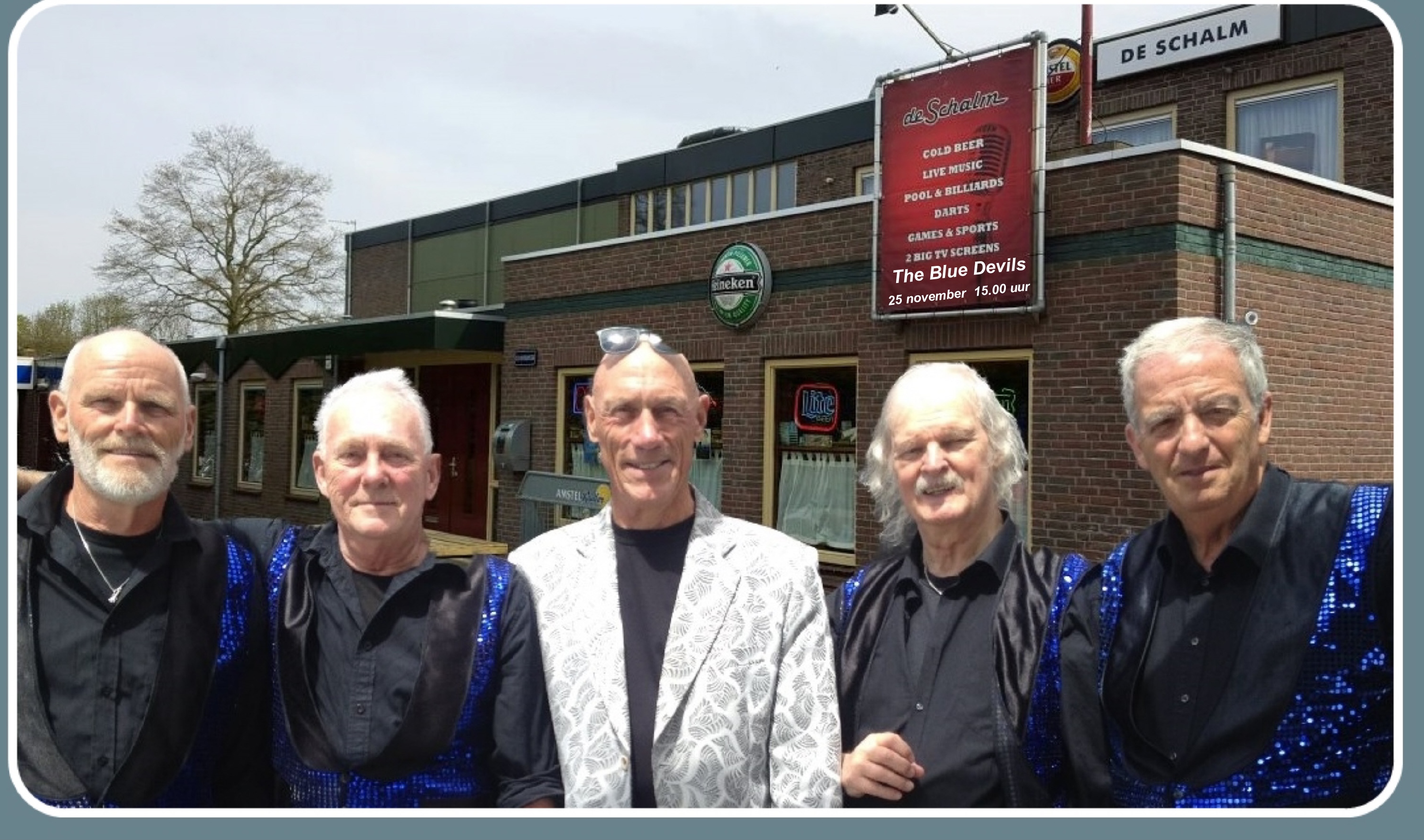 Sixtiesband The Blue Devils neemt het publiek mee terug naar de jaren zestig. (Foto: aangeleverd)