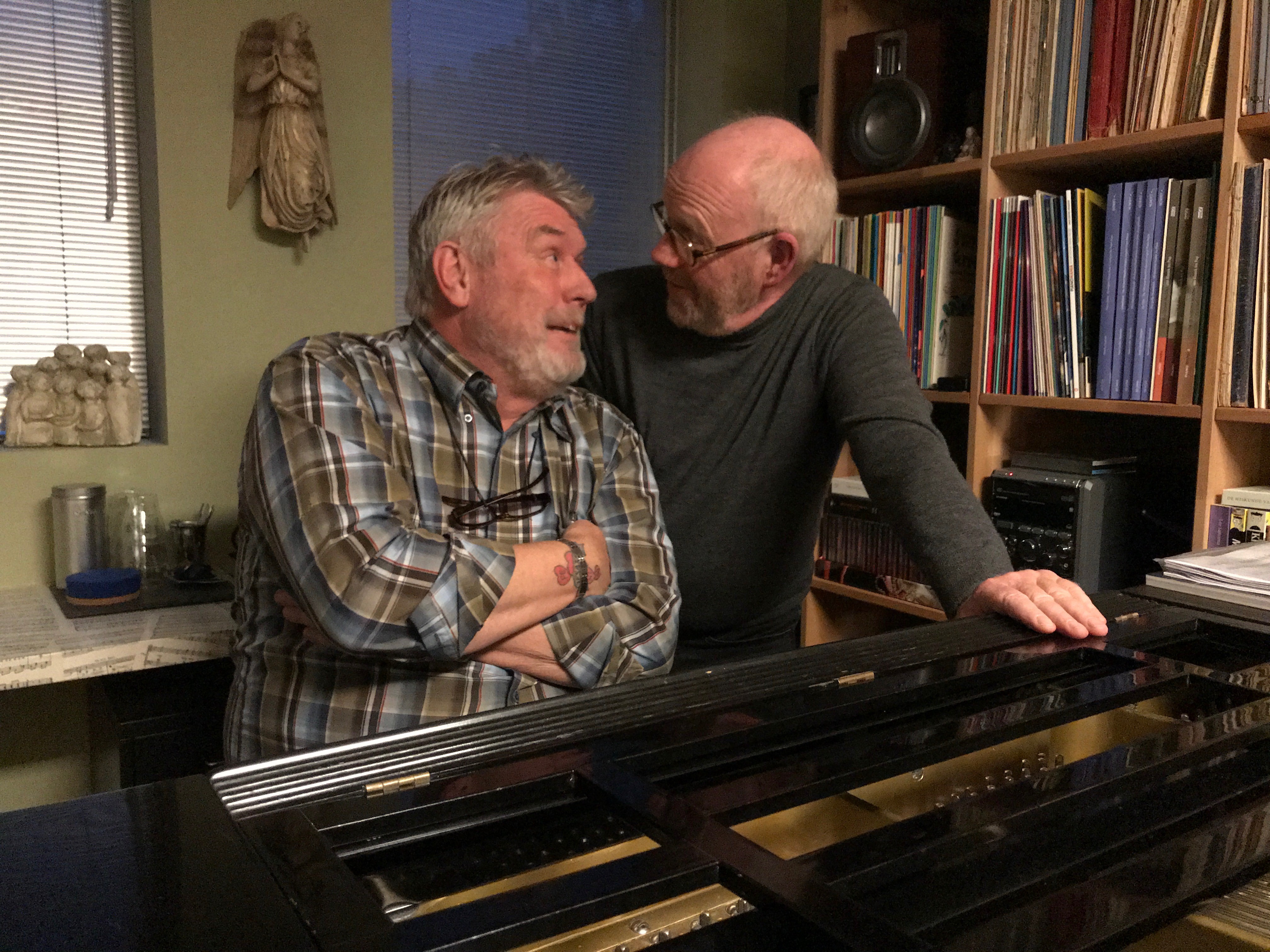 Zanger Wieger Boer en pianist Hans Weenink ondernemen in Het Pakhuis een zoektocht naar de liefde. (Foto: aangeleverd)