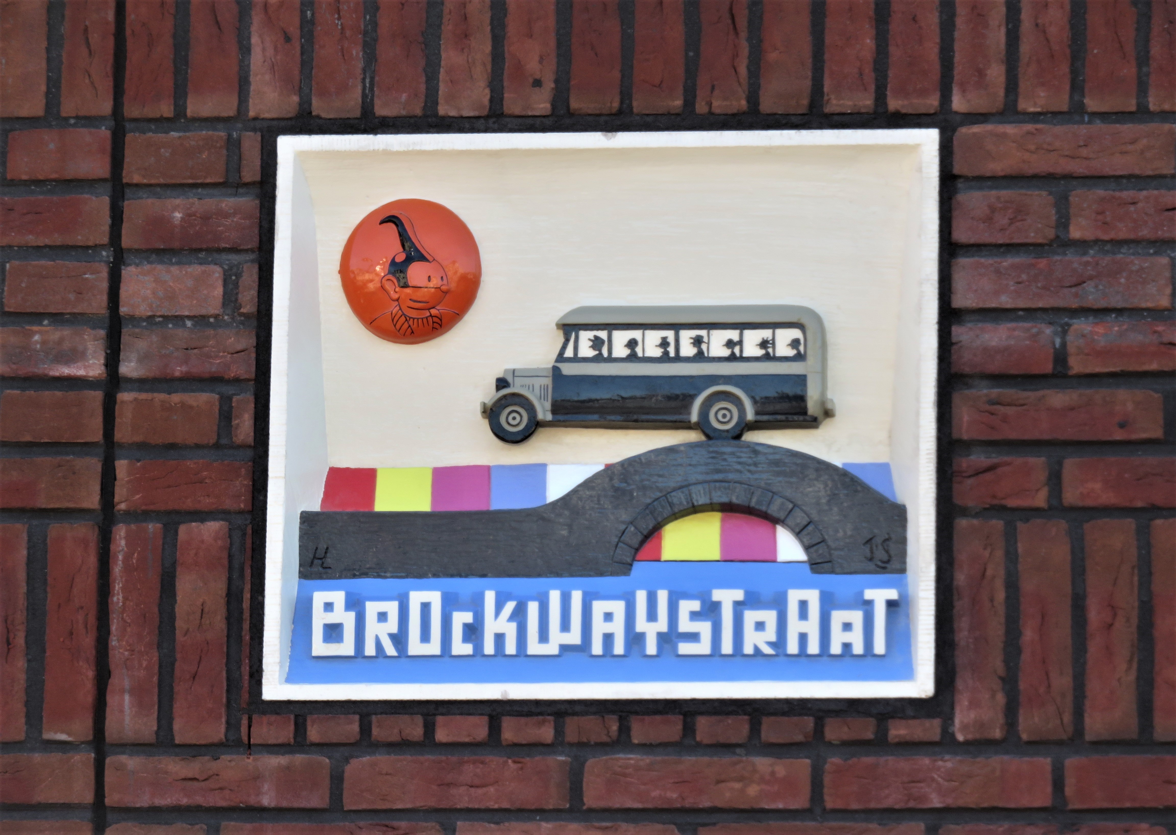 Deze creatie van Joost Swarte hangt in Remise (Foto: Willem Brand)