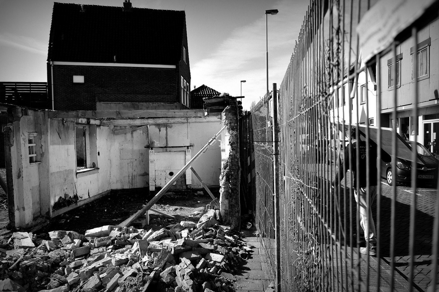 Het oudste woonhuis van de stad is er niet meer. (FOTO: AANGELEVERD)