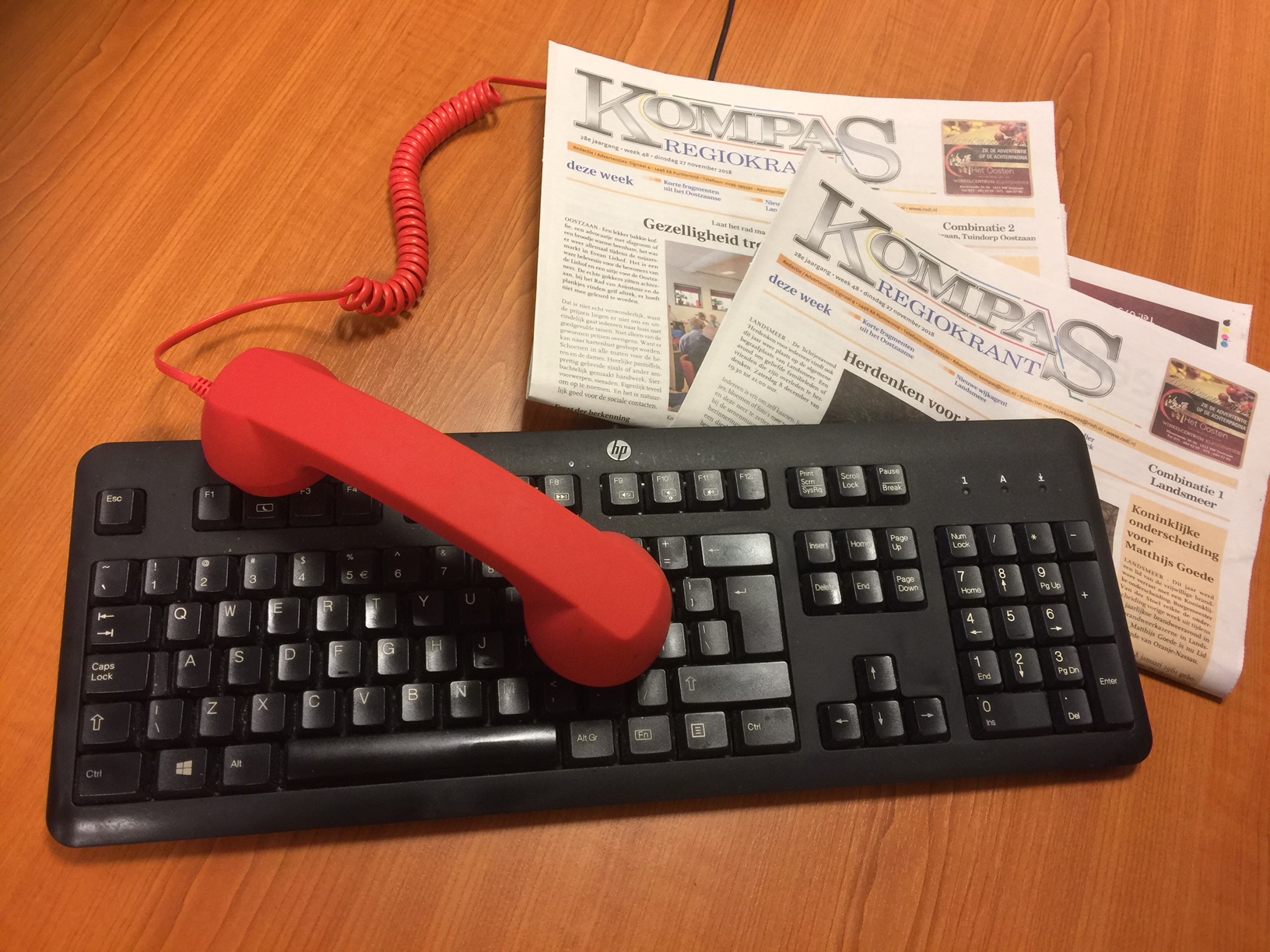 Kompas zoekt mensen met een neus voor nieuws! (Fotobewerking Ramon de Groot/RM)