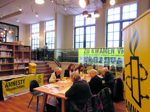 Write for Rights in de bibliotheek. (Foto: aangeleverd)