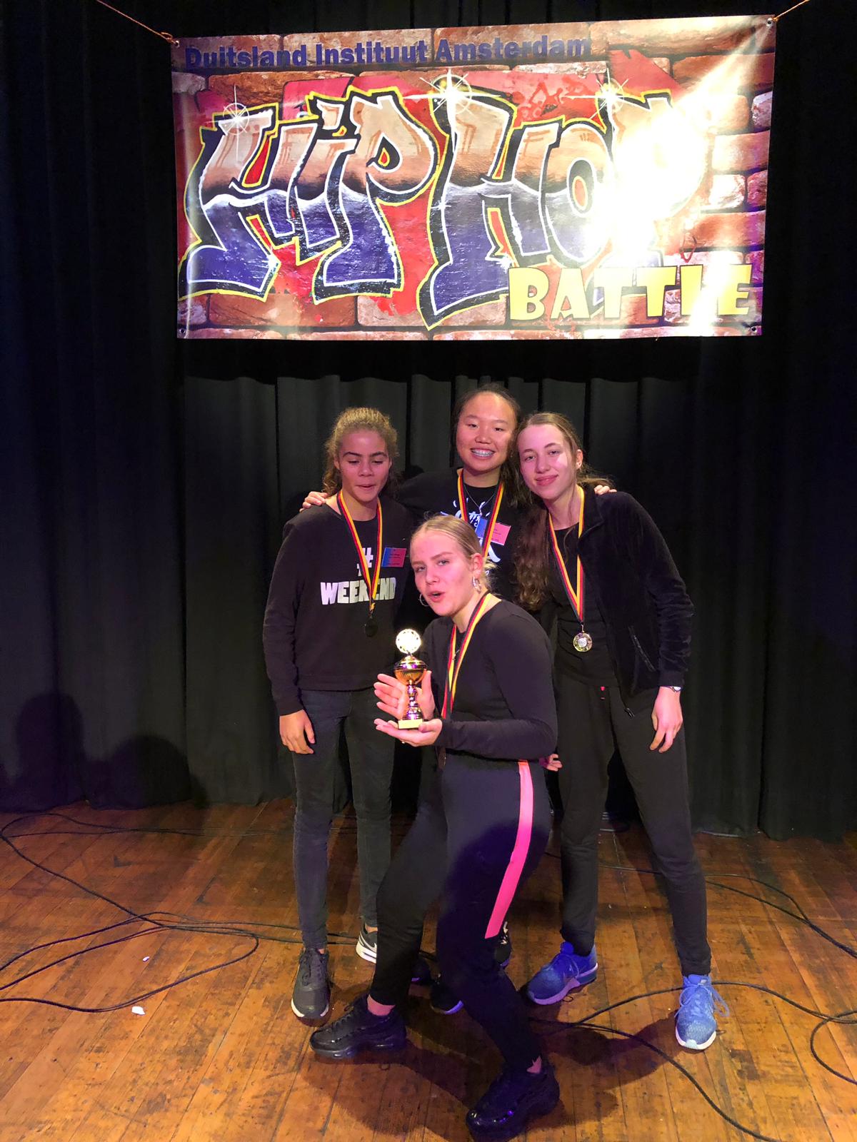Kennemer College in de prijzen bij hiphop-battle