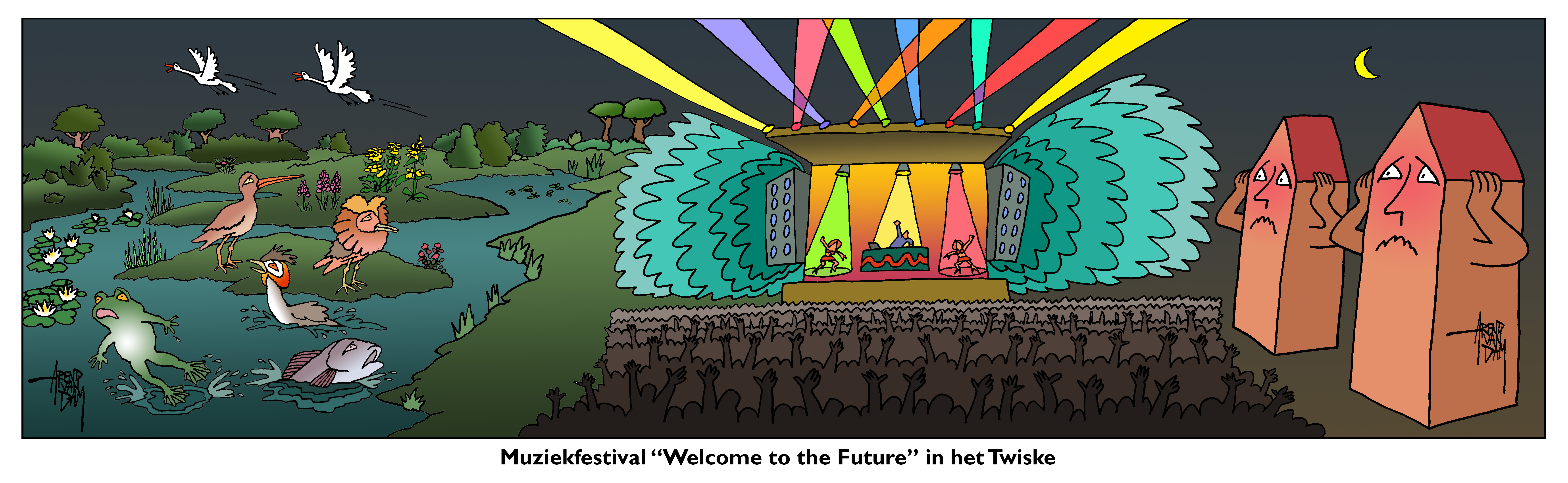 Festival in het Twiske
