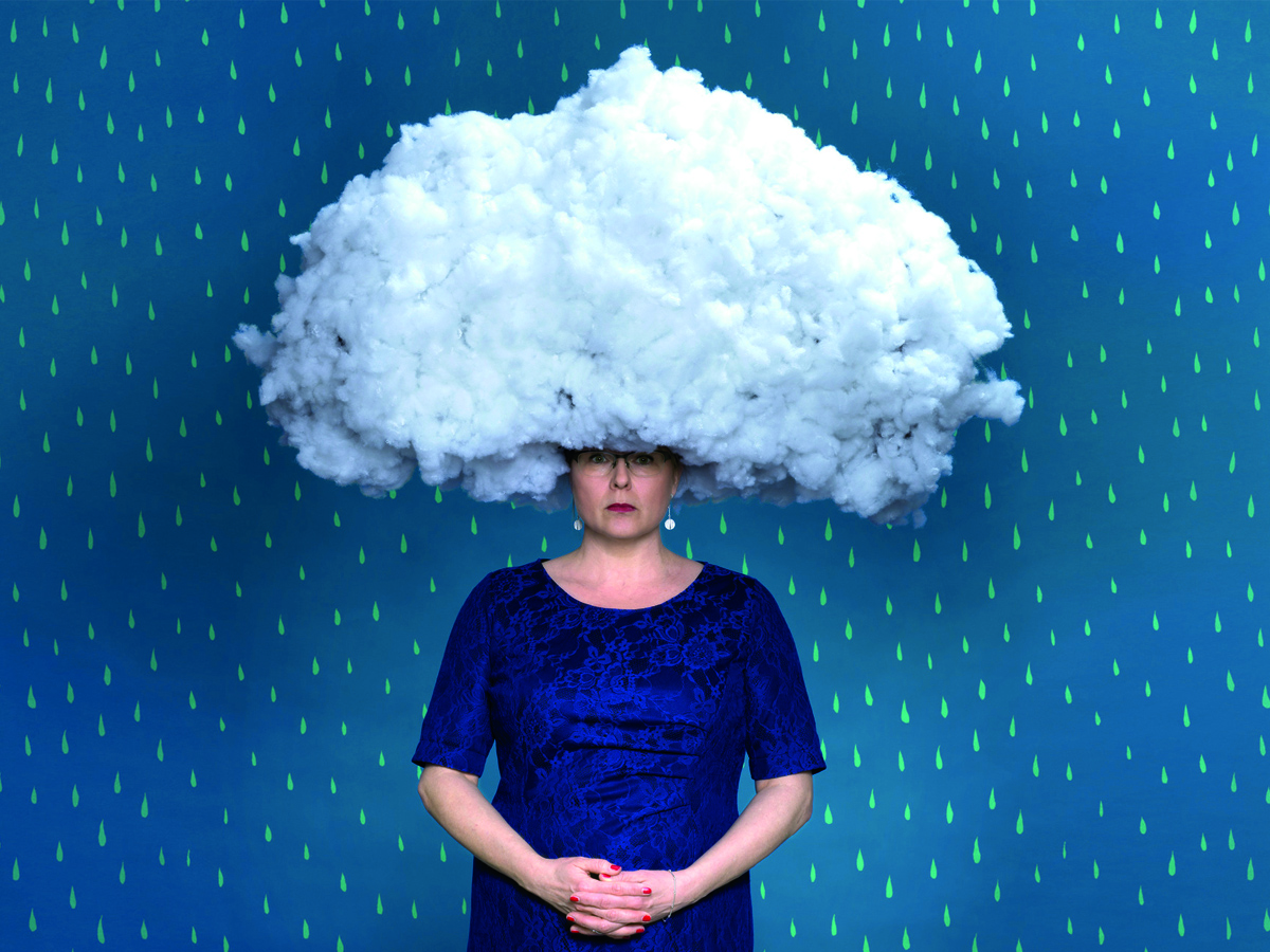 Marjolijn van Kooten trapt het jaar 2019 in de Drommedaris af met haar succesvolle soloprogramma 'Ik zie de bui al hangen'. (Foto: Arjan Benning)