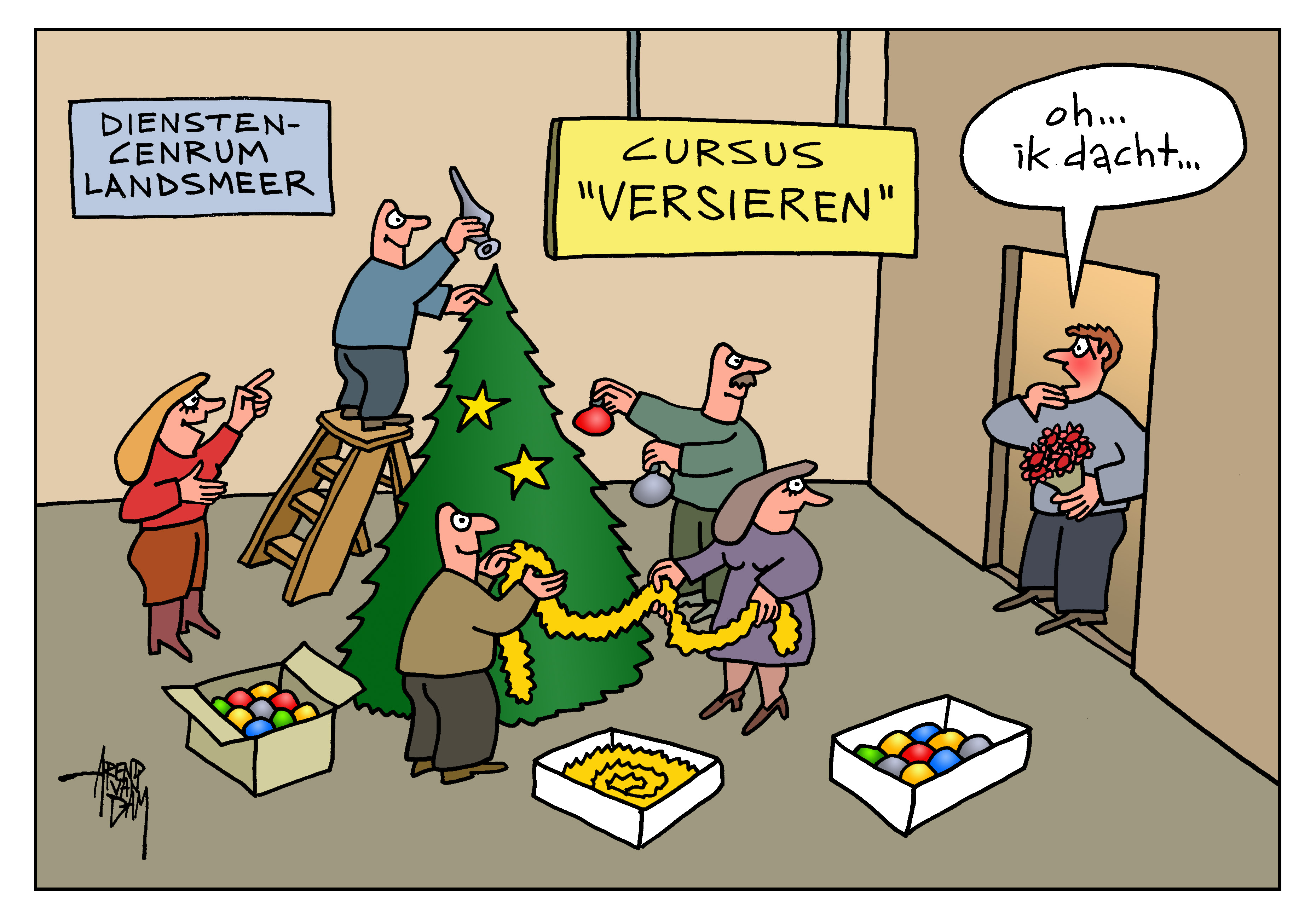 Vrolijk kerstplaatje