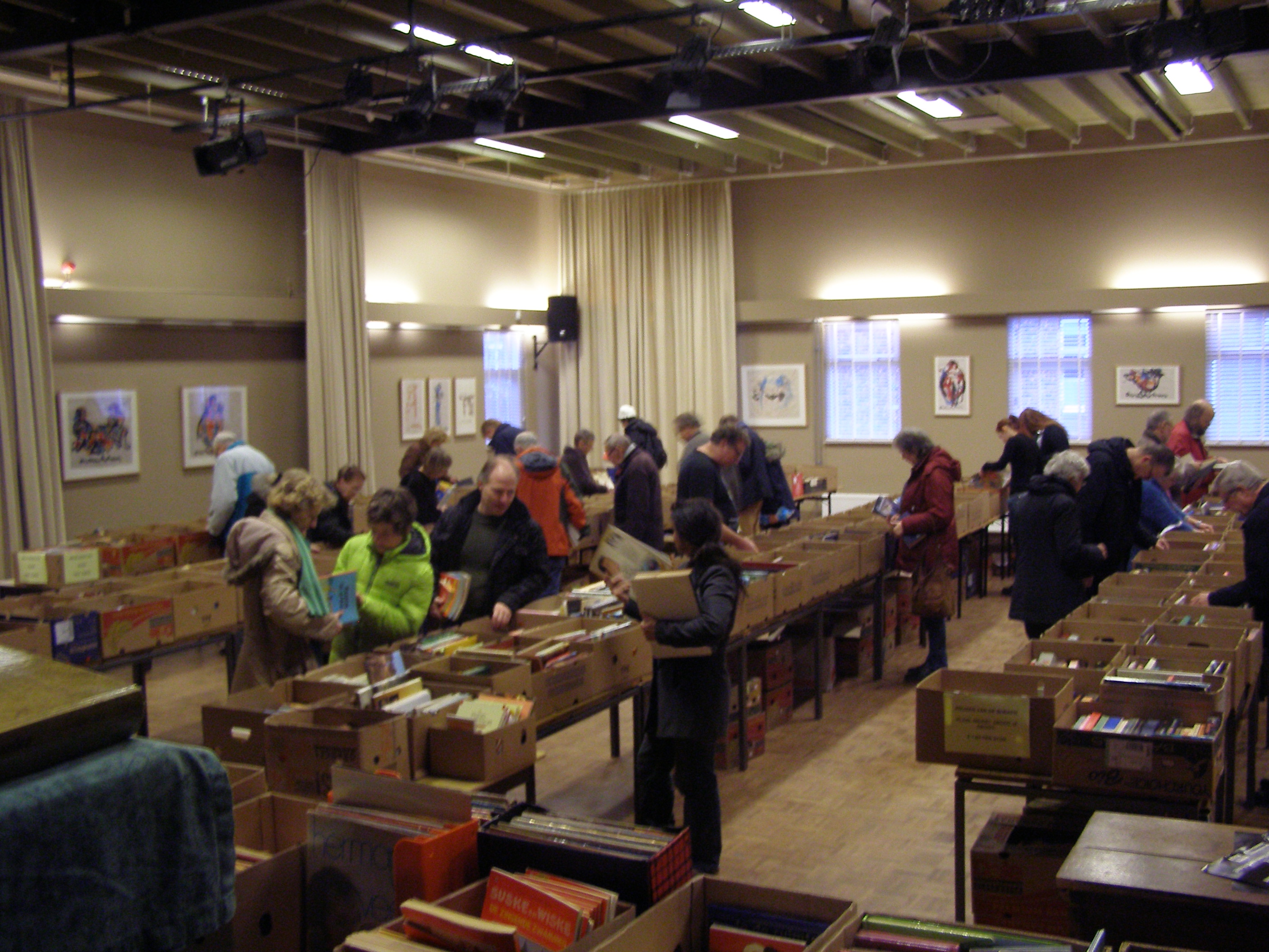 In het Dorpshuis Landsmeer wordt twee dagen een boekenmarkt gehouden. (Foto: aangeleverd)