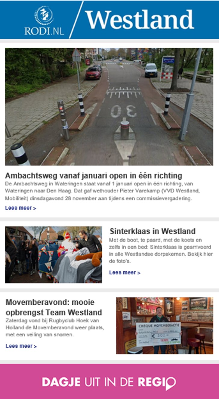 lokaal adverteren online adverteren rodi rodi.nl online reclame maken nieuwsbrief lokaal nieuws