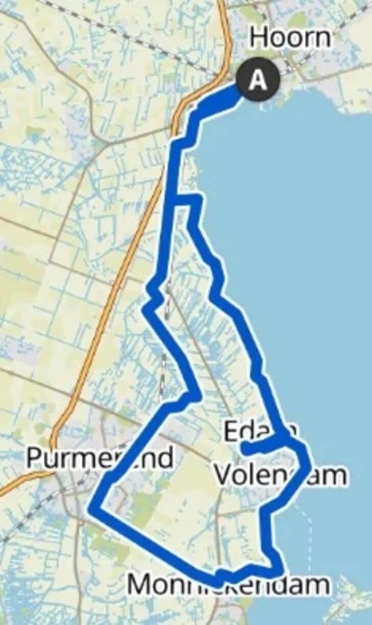 Rondje Hoorn-Edam-Volendam-Waterland-Purmerend