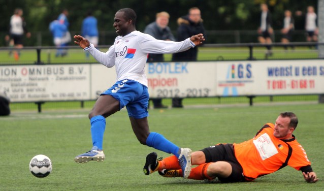 SC Botlek was uitstekend op dreef tegen Rockanje. John Ackon scoorde een hattrick.