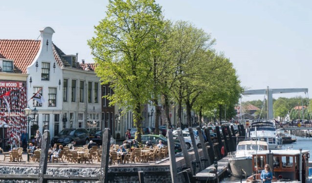Een beeld van een nu al heel aantrekkelijk stukje Brielle