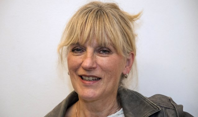 Marianne Smit was vorig jaar het gezicht achter de leuze 'Langestraat - Langegracht' Fotografie: Jos Uijtdehaage