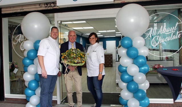 Feestelijke opening van een feestelijke winkel