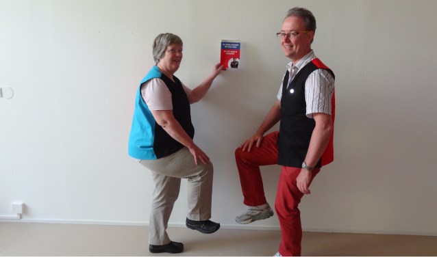 Therapeuten Jet Cornelis en Jan van Heertum zetten het brein in beweging.