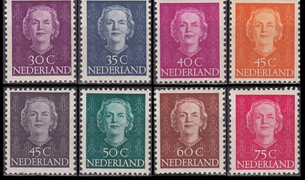 Tot 1948 sierde het gezicht van Koningin Wilhelmina onze postzegels. In 1949 kwamen de eerste Juliana zegels uit. In dat jaar werden er geen munten geslagen, pas weer in 1950