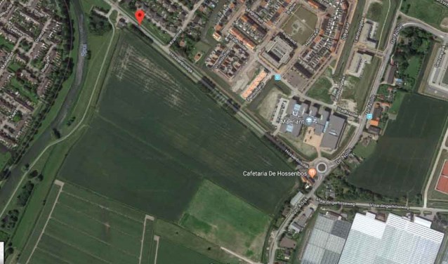 Het plangebied tussen Veckdijk, Hossenbosdijk en Spui
