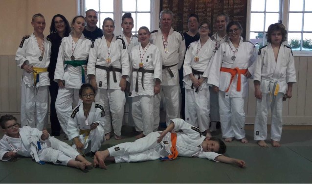 De judoka's van Judo Club Middelharnis behaalde een mooi succes in Engeland.
