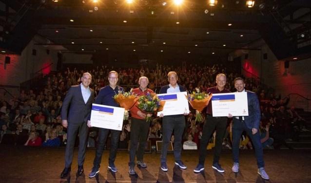 De winnaars van de Rabobank Clubkas Campagne.