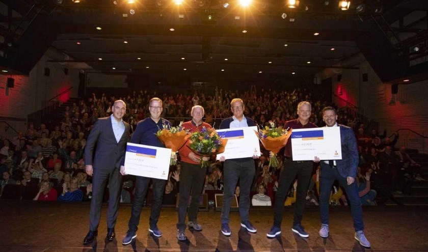 De winnaars van de Rabobank Clubkas Campagne.