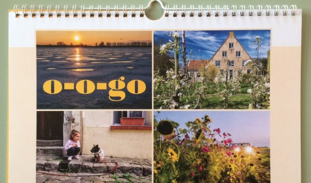 Een Verjaardagskalender met gedichten, iedere maand een gedachte op papier van een de leden.